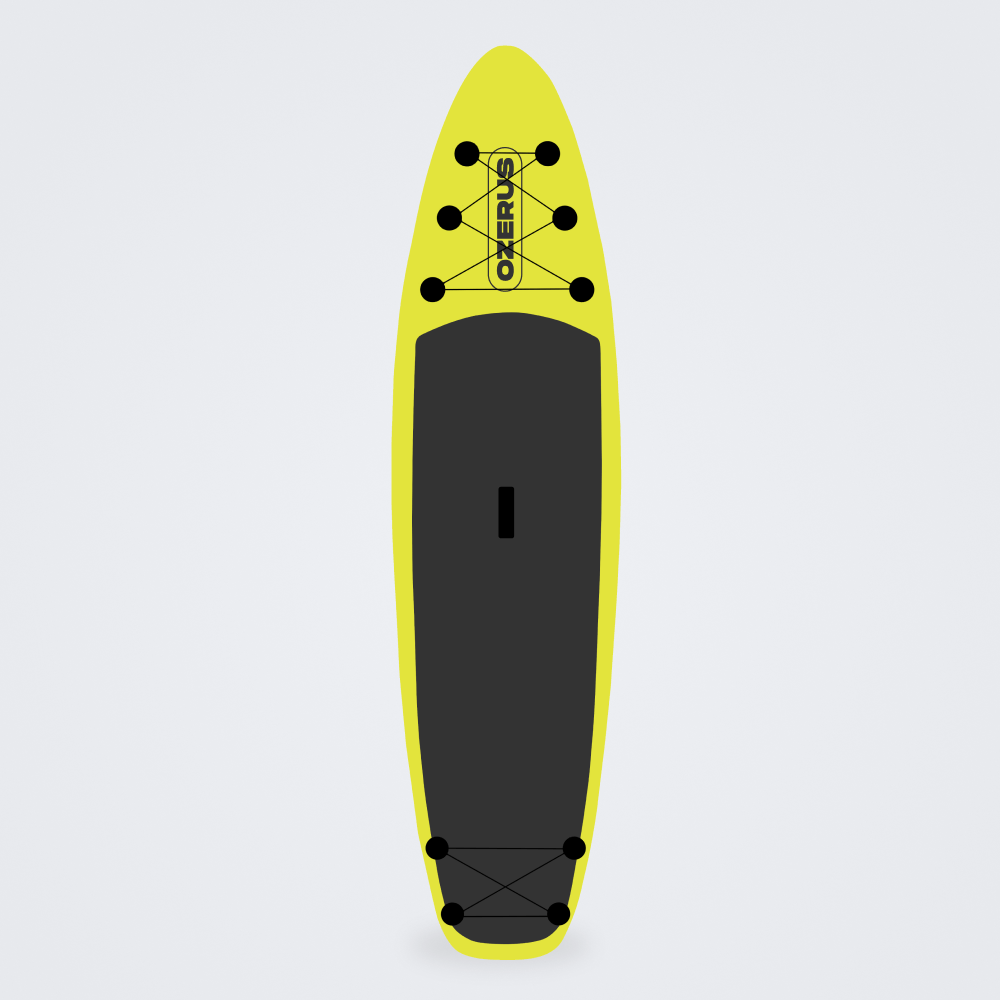 SUP board OZERUS Сап борд двухслойный. Доска надувная 12.6