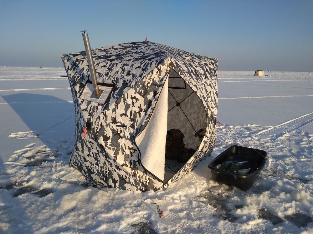 Зимняя палатка с печкой