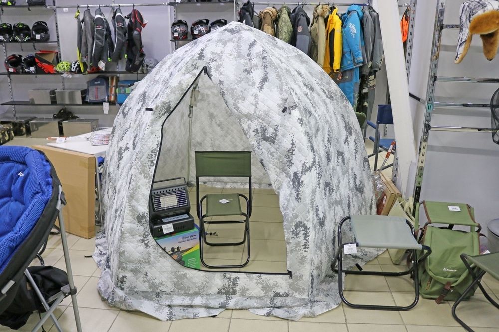 Зимняя палатка в магазине Лодки Поволжья
